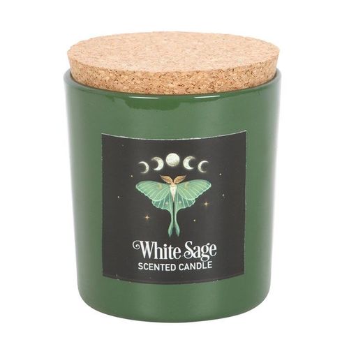 Luna Moth White Sage Candle - Candles - Inspired Creative Gifts