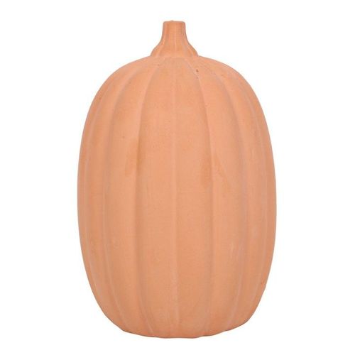 23cm Terracotta Pumpkin Ornament - Garden Accessories - Inspired Creative Gifts