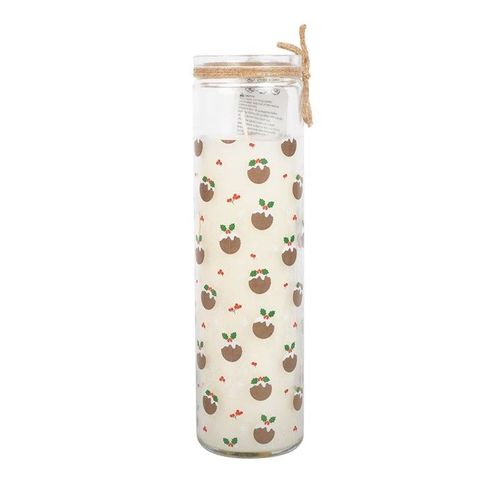 Christmas Pudding Scented Advent Tube Candle - Candles - Inspired Creative Gifts
