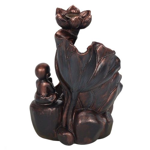 Bronze Effect Buddha Backflow Incense Burner - Backflow Burners & Cones - Inspired Creative Gifts