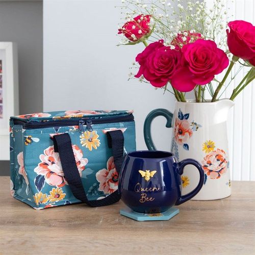 17cm Bee-utiful Floral Ceramic Flower Jug - Tableware - Inspired Creative Gifts