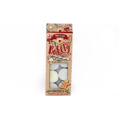 Pack of 10 Gingerbread Scented Tealights - Candles - Inspired Creative Gifts