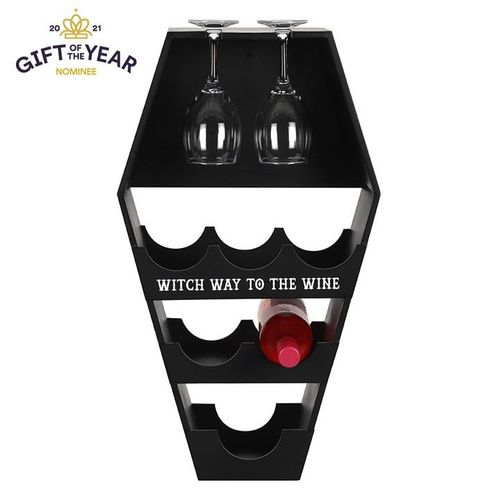 Coffin Wine Shelf - Shelves - Inspired Creative Gifts
