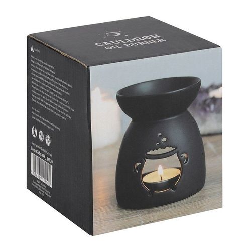 Black Cauldron Cut Out Oil Burner - Oil Burner - Inspired Creative Gifts