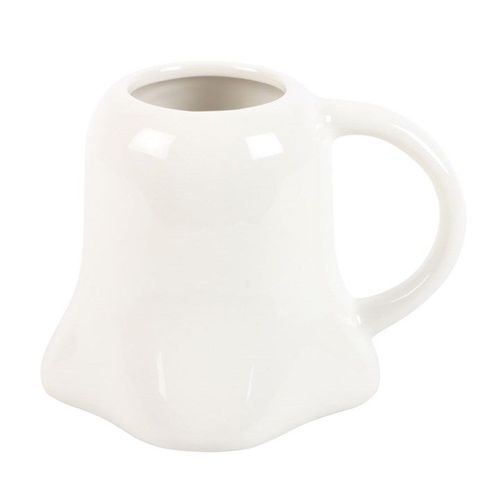 Mr Boo Ghost Shaped Mug with Bow Tie - Mugs - Inspired Creative Gifts