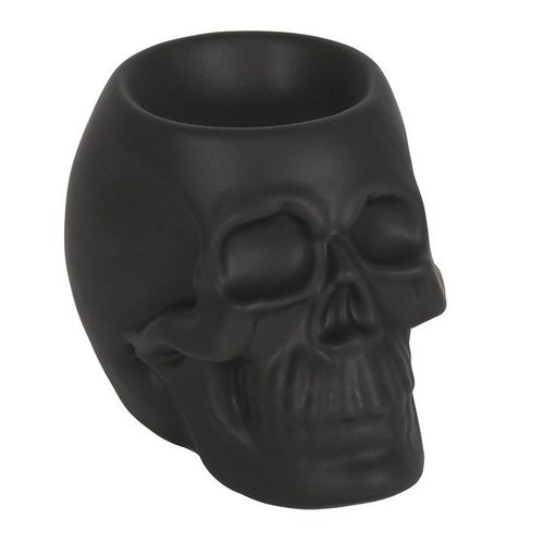 Black Skull Oil Burner - Oil Burner - Inspired Creative Gifts
