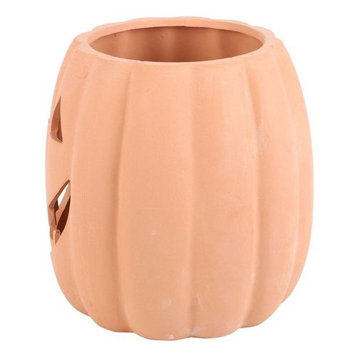 25cm Terracotta Cut Out Pumpkin Decoration - Ornaments - Inspired Creative Gifts