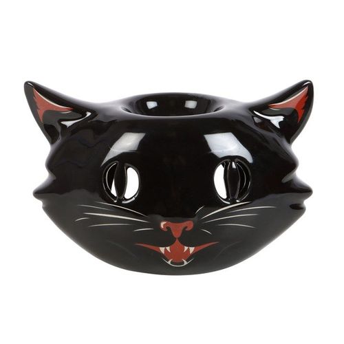 Spooky Black Cat Oil Burner - Oil Burner - Inspired Creative Gifts