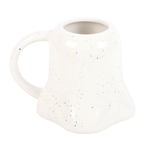 Ghost Shaped Mug with Pumpkin - Mugs - Inspired Creative Gifts