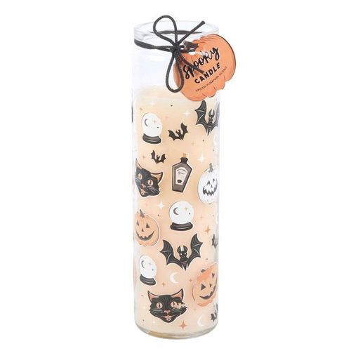 Spooky Spiced Pumpkin Tube Candle - Candles - Inspired Creative Gifts