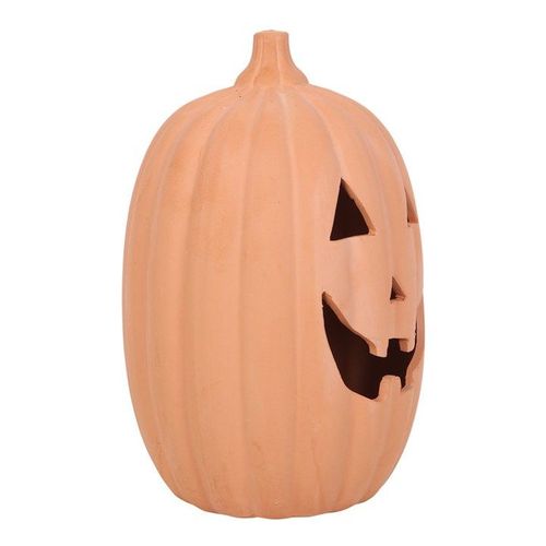 23cm Terracotta Pumpkin Ornament - Garden Accessories - Inspired Creative Gifts