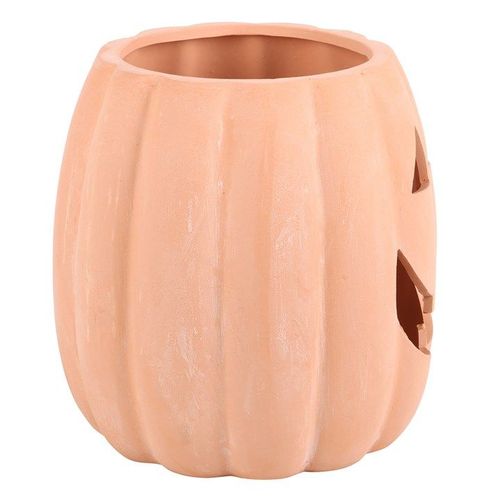 25cm Terracotta Cut Out Pumpkin Decoration - Ornaments - Inspired Creative Gifts