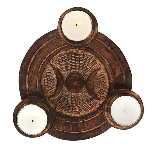 Triple Moon Tealight Candle Holder - Candle Holders - Inspired Creative Gifts