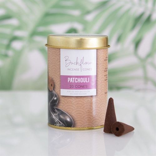 6 Tins of  Elements Patchouli Jumbo Backflow Cones - Backflow Burners & Cones - Inspired Creative Gifts