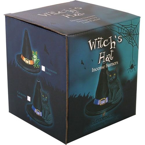 Witch Hat With Cat Incense Cone Holder - Incense Holders - Inspired Creative Gifts
