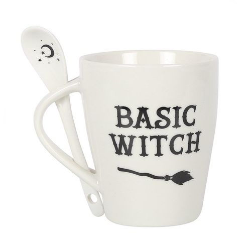 Basic Witch Mug and Spoon Set - Mugs - Inspired Creative Gifts