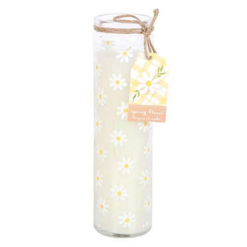 White Daisy Tube Candle - Candles - Inspired Creative Gifts