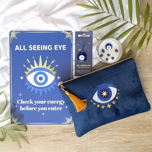 30cm All Seeing Eye Metal Hanging Sign - Sign - Inspired Creative Gifts