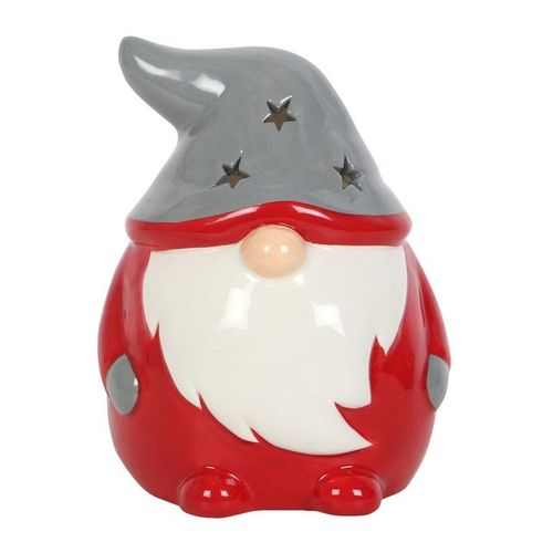 Red and Grey Gonk Tealight Holder - Candle Holders - Inspired Creative Gifts