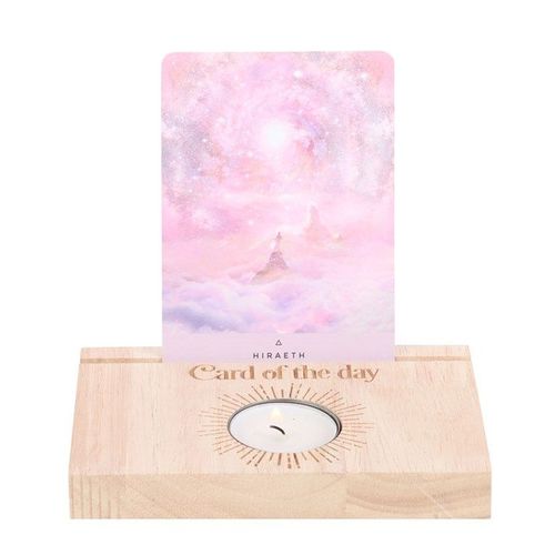 Natural Card of the Day Tarot Card Stand Tealight Holder - Candle Holders - Inspired Creative Gifts