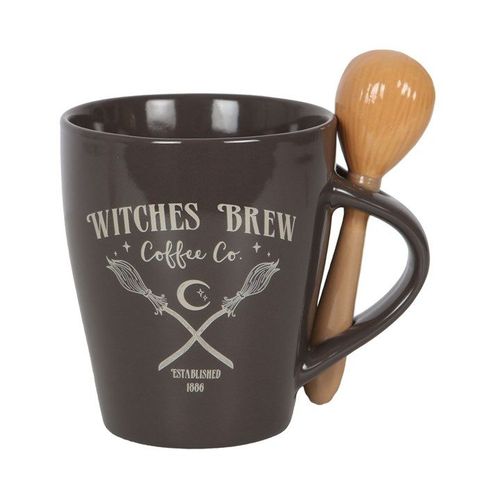 Witches Brew Coffee Co. Mug and Spoon Set - Mugs - Inspired Creative Gifts