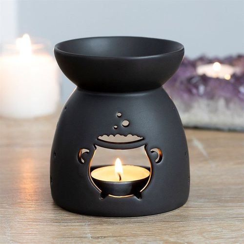Black Cauldron Cut Out Oil Burner - Oil Burner - Inspired Creative Gifts