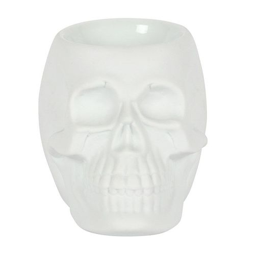 White Skull Oil Burner - Oil Burner - Inspired Creative Gifts