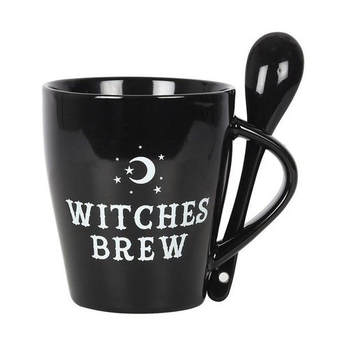 Witches Brew Mug and Spoon Set - Mugs - Inspired Creative Gifts