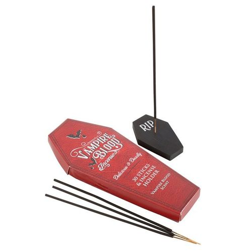 Vampire Blood Incense Sticks and Coffin Holder | Inspired Creative Gifts | UK Supplier