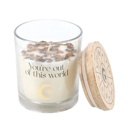 Vanilla Stardust Crystal Chip Candle | Inspired Creative Gifts | UK Supplier