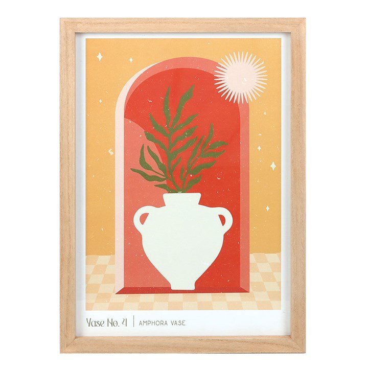 Vase No.4 Framed Wall Art Print | Inspired Creative Gifts | UK Supplier