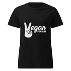 Vegan for Life Women’s basic softstyle t-shirt | Inspired Creative Gifts | UK Supplier