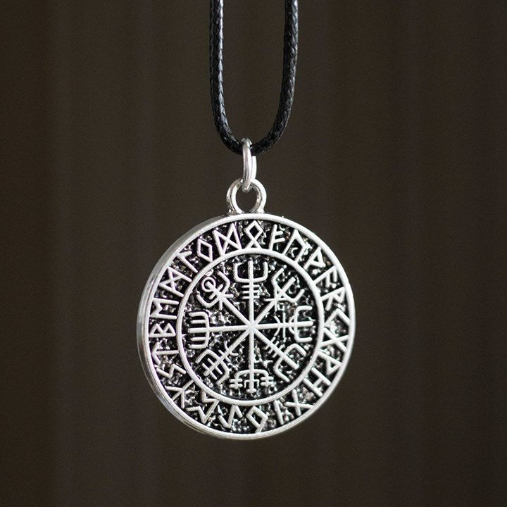 Vegvisir Viking Compass Viking Cord Necklace | Inspired Creative Gifts | UK Supplier