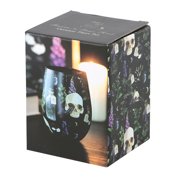 Venom & Vines Print Stemless Glass | Inspired Creative Gifts | UK Supplier