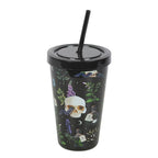 Venom & Vines Print Tumbler with Straw | Inspired Creative Gifts | UK Supplier