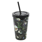 Venom & Vines Print Tumbler with Straw | Inspired Creative Gifts | UK Supplier