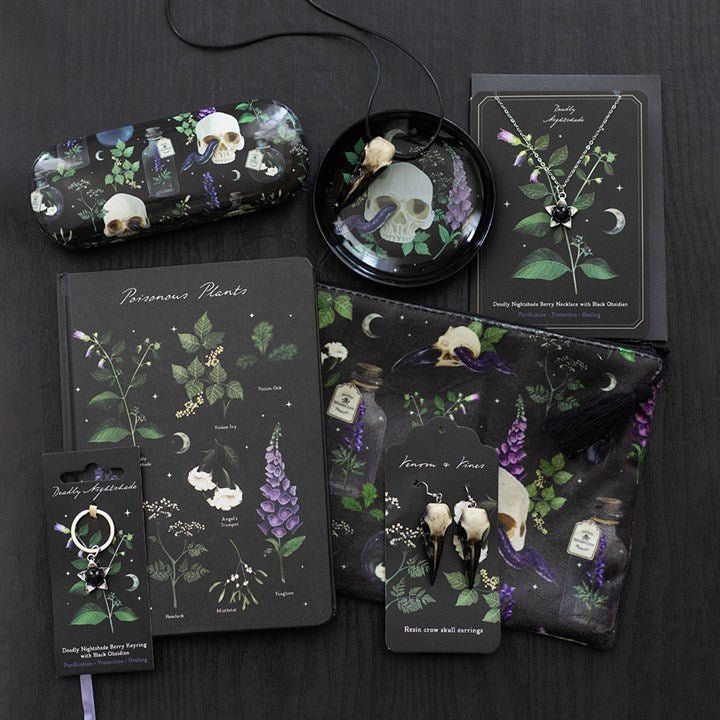 Venom & Vines Skull Trinket Dish | Inspired Creative Gifts | UK Supplier