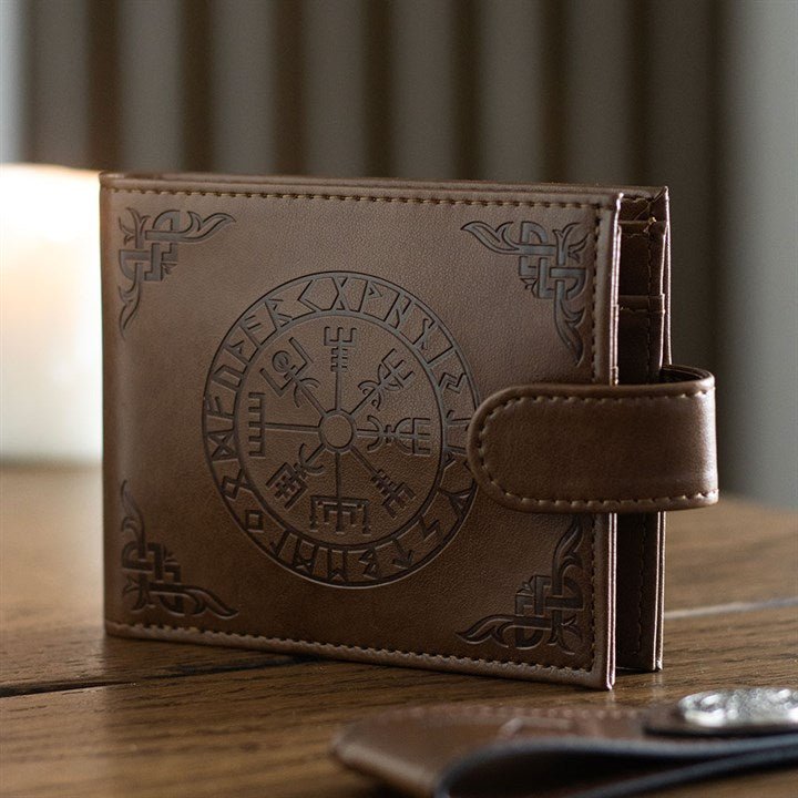 Viking Compass Faux Leather Wallet | Inspired Creative Gifts