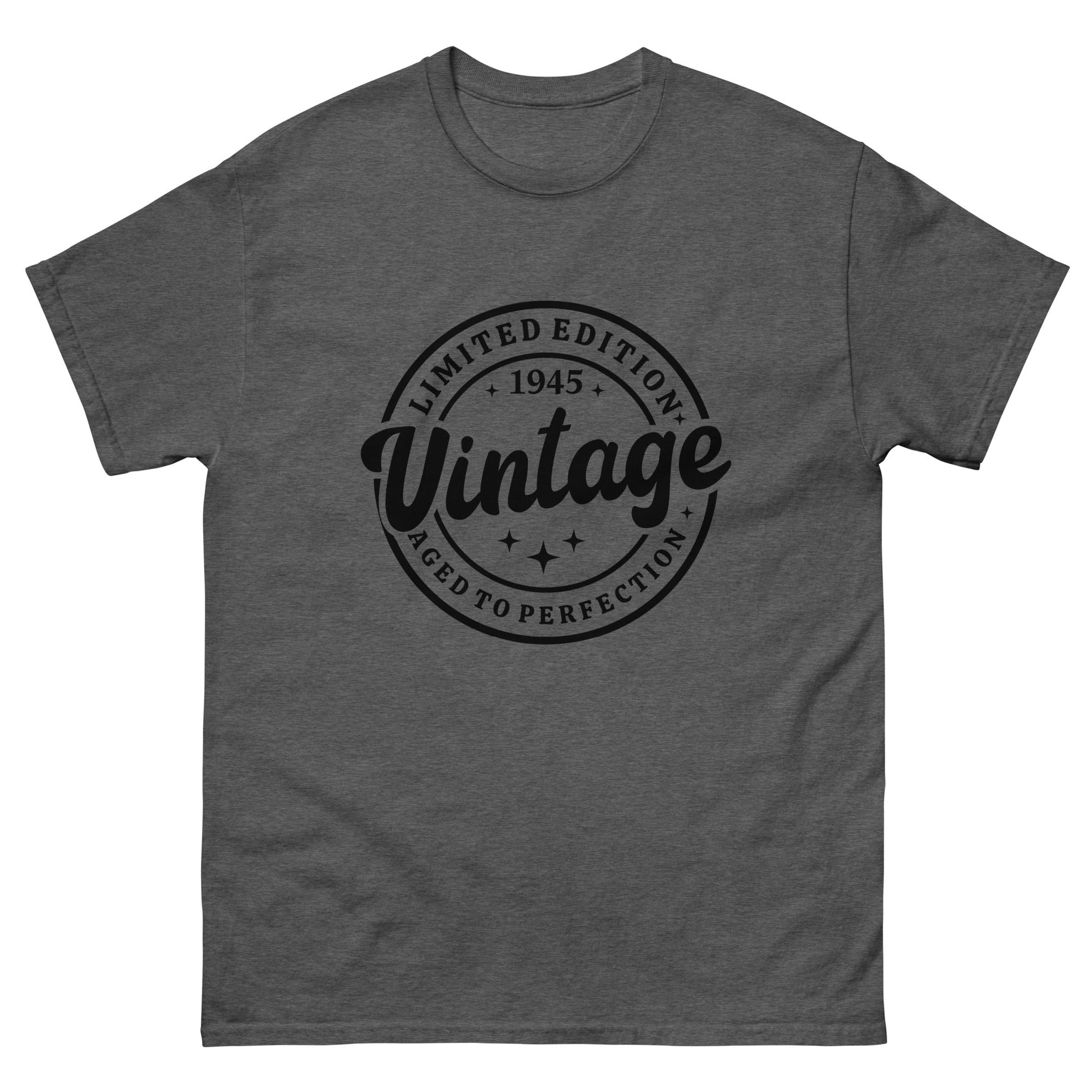 Vintage 1945 Mens classic tee | Inspired Creative Gifts | UK Supplier