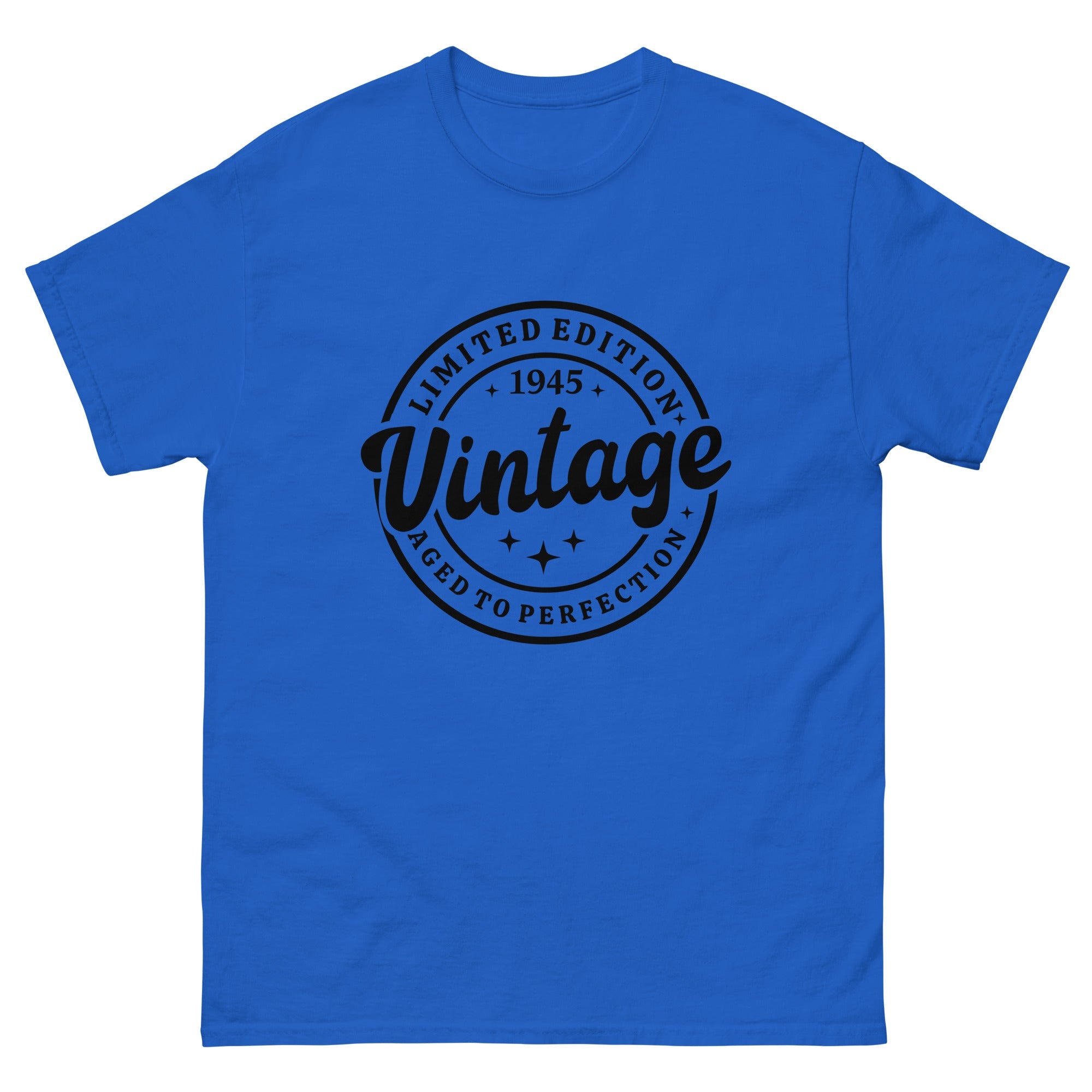 Vintage 1945 Mens classic tee | Inspired Creative Gifts | UK Supplier