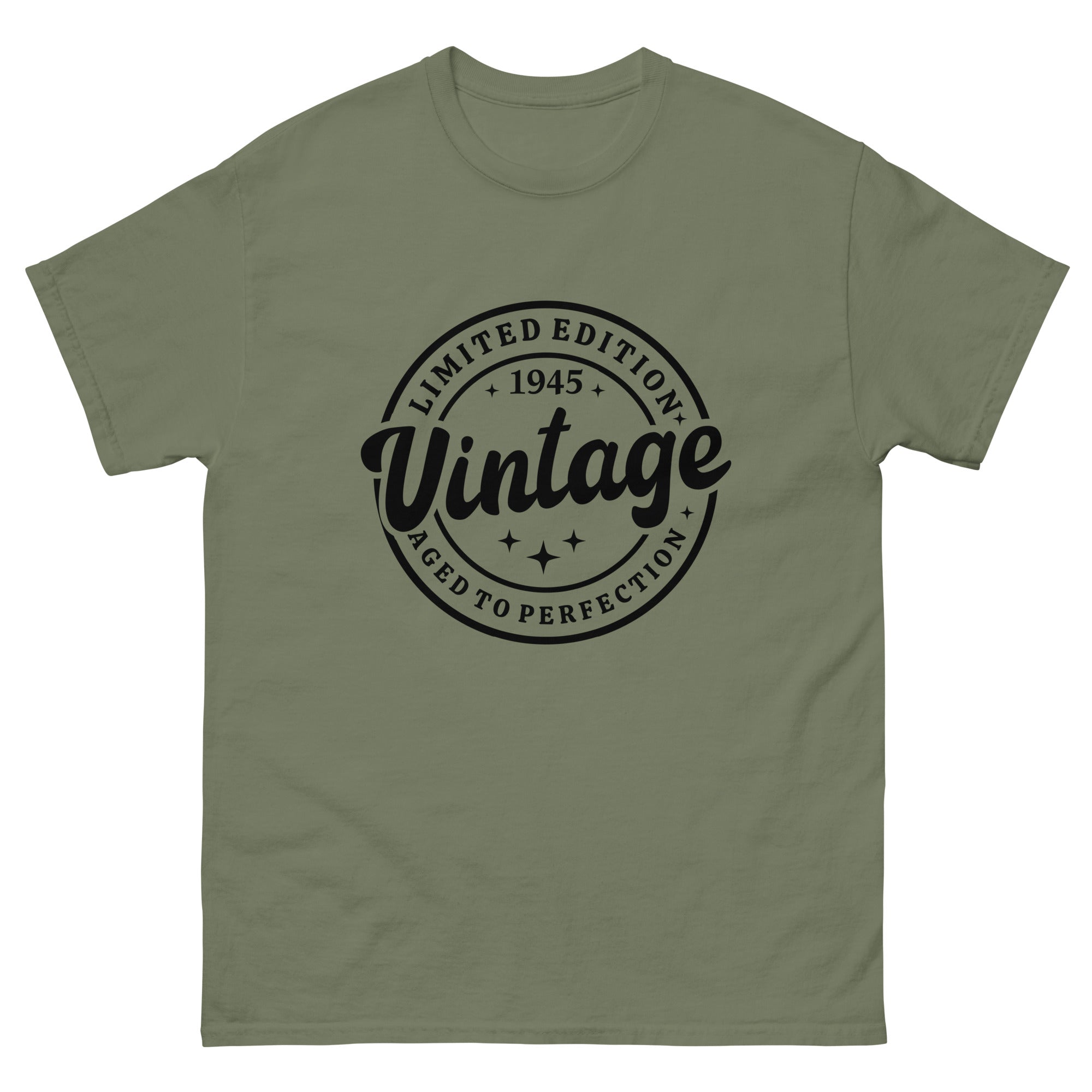 Vintage 1945 Mens classic tee | Inspired Creative Gifts | UK Supplier