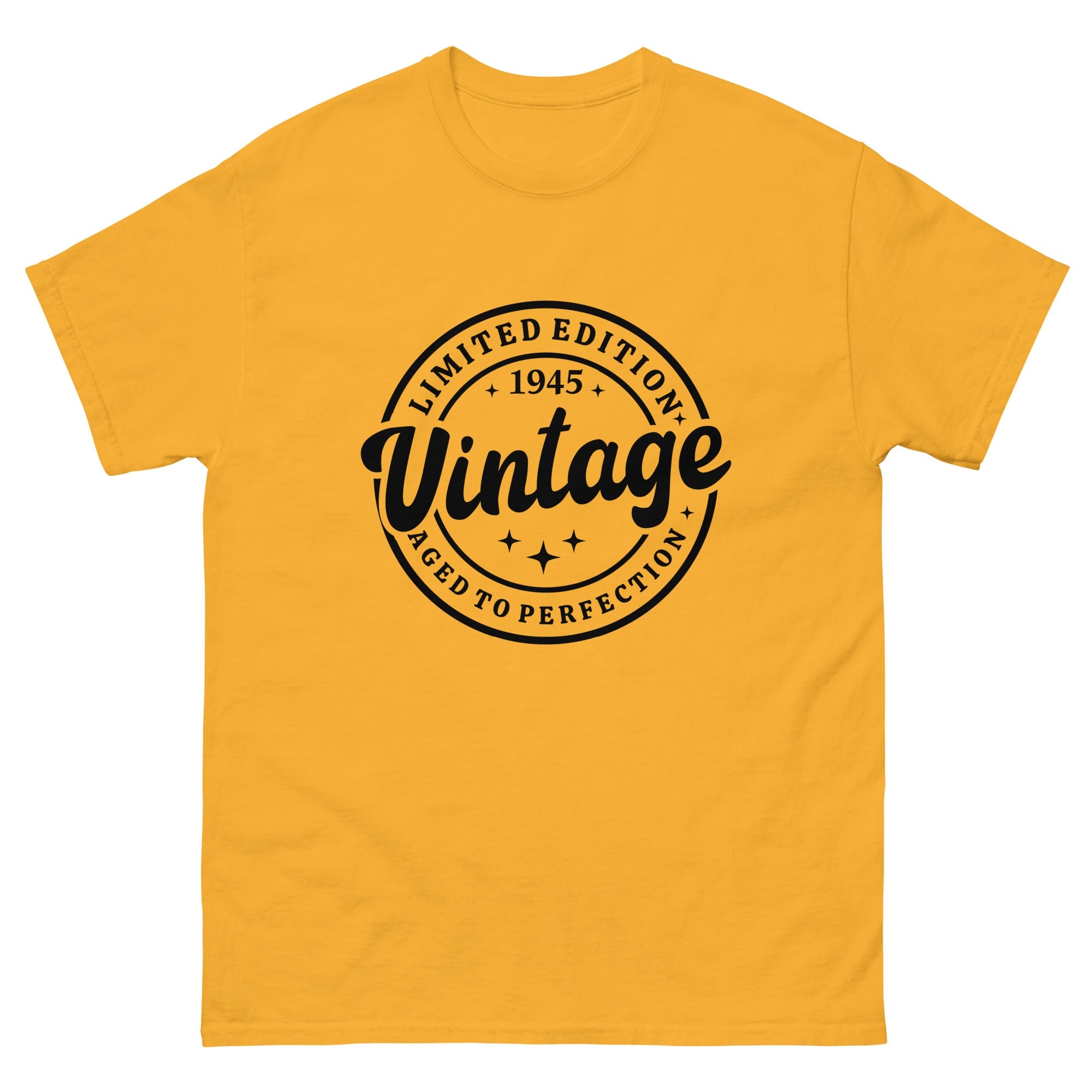 Vintage 1945 Mens classic tee | Inspired Creative Gifts | UK Supplier