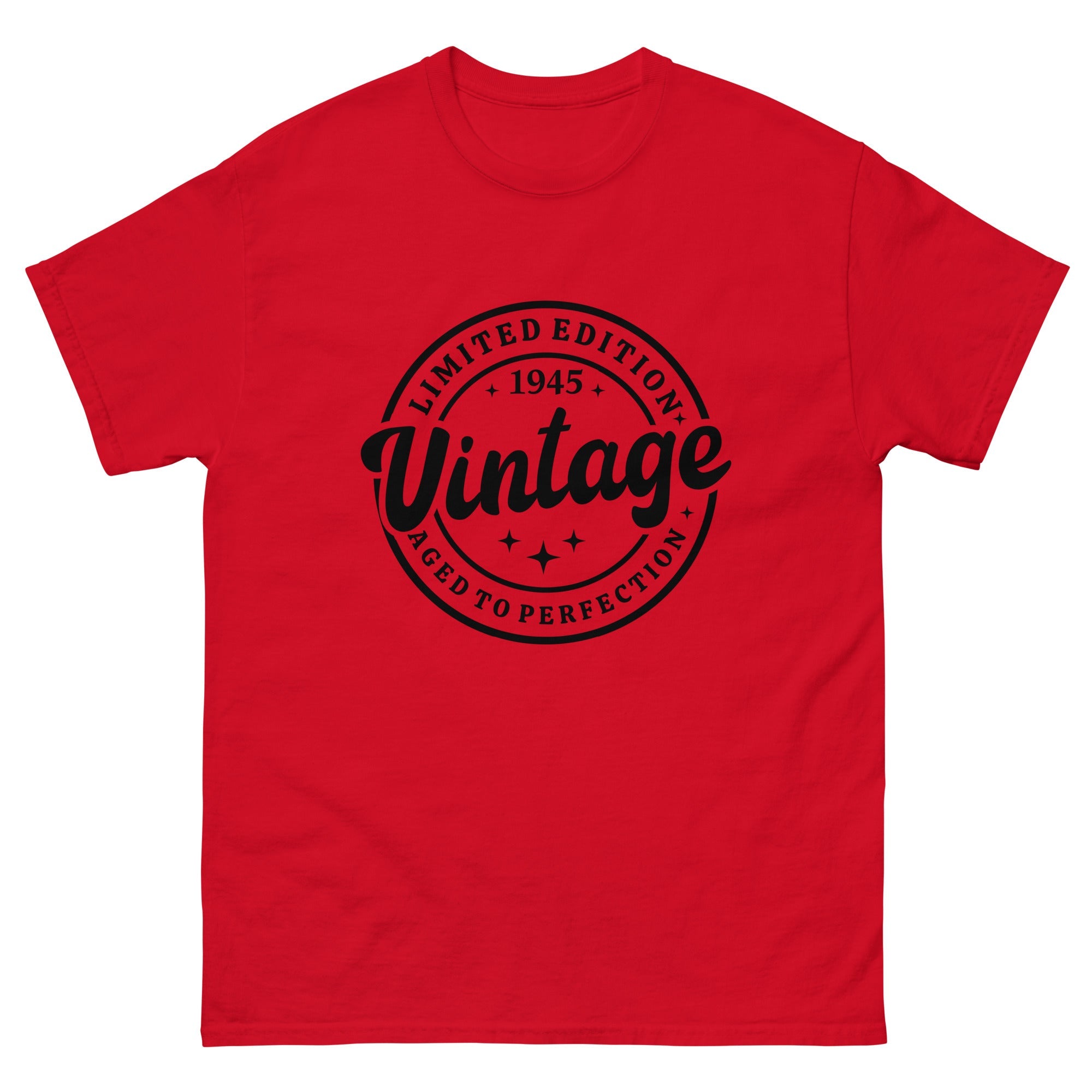 Vintage 1945 Mens classic tee | Inspired Creative Gifts | UK Supplier