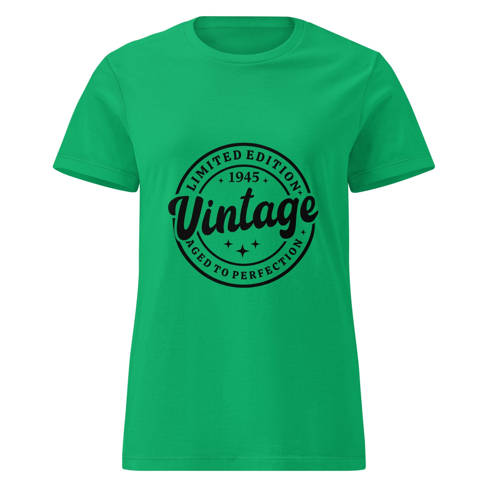 Vintage 1945 Women’s basic softstyle t-shirt | Inspired Creative Gifts | UK Supplier