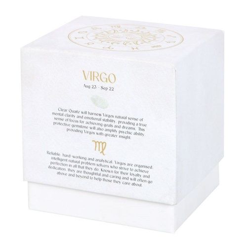 Virgo Sandalwood & Patchouli Gemstone Zodiac Candle | Inspired Creative Gifts | UK Supplier