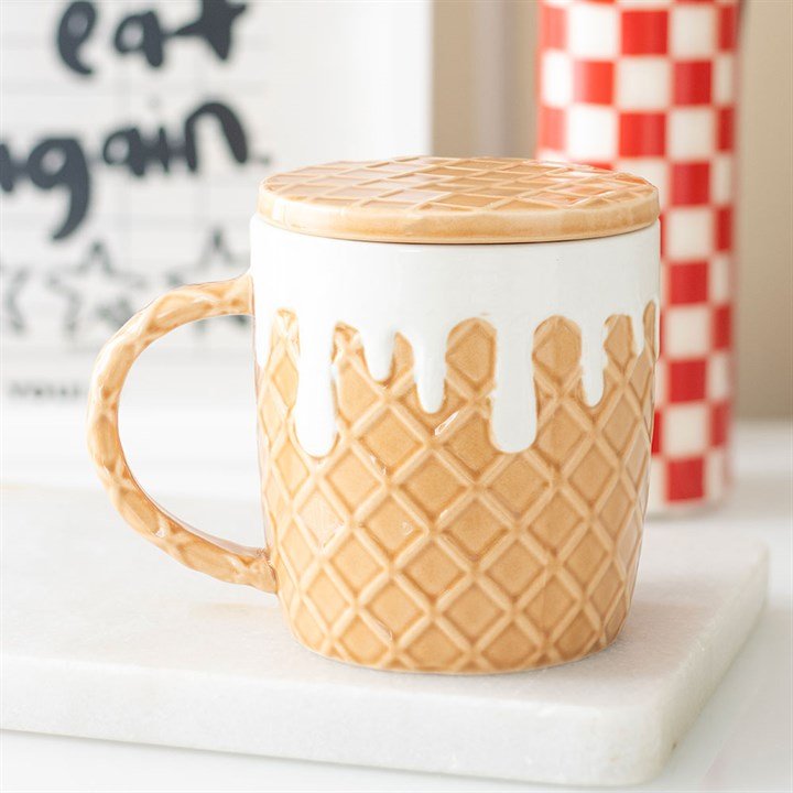Waffle Mug and Coaster Set | Inspired Creative Gifts