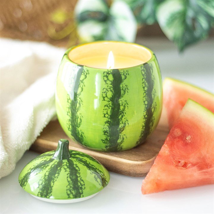 Watermelon Shaped Candle Jar | Inspired Creative Gifts | UK Supplier