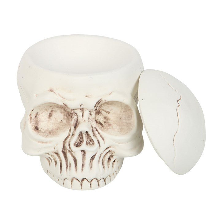 Weathered Skull Oil Burner and Wax Warmer | Inspired Creative Gifts | UK Supplier