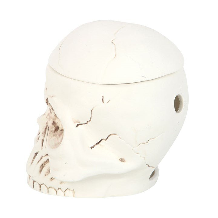 Weathered Skull Oil Burner and Wax Warmer | Inspired Creative Gifts | UK Supplier