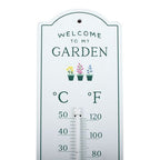 Welcome to My Garden Wall Thermometer | Inspired Creative Gifts | UK Supplier